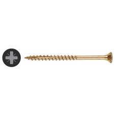 Reisser Cutter Pozi Countersunk Wood Screws - 5.0 x 70mm - Yellow Zinc - Pack of 200