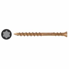 Reisser Flooring Torx Secret Fixing Wood Screws - 3.5 x 45mm - Yellow Zinc - Pack of 200