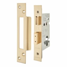 Hampstead Architectural Euro Profile Sashlock - 65mm Case - 44mm Backset - PVD Brass
