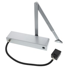 Briton 3934 Electromagnetic Fire Door Closer - Power Size 3-4 -Silver 