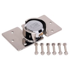 Burg Wachter Heavy Duty Hardened Steel Van Hasp & Padlock Kit - Silver