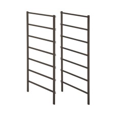 elfa Drawer Basket Tower - 7 Frame Sides - 535 x 740mm - Graphite - Pair