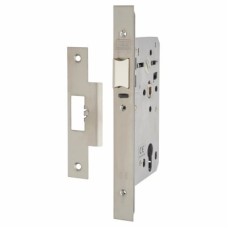 Union HD72 Heavy Duty DIN Deadlock Nightlatch - 90mm Case - 60mm Backset - Square - Stainless Steel