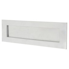 Letter Plate - 359 x 113mm - Satin Chrome