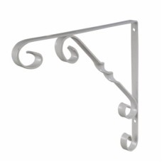 Exel Ornamental Scroll Shelf Bracket - 250 x 245mm - White