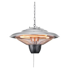 Forum Zink Coral IP34 Ceiling Pendant Patio Heater - 1500W