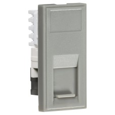 Knightsbridge CAT5e Euro Module - Unshielded - Grey