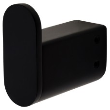 Exel Designer Robe Hook - 65 x 60 x 26mm - Matt Black 
