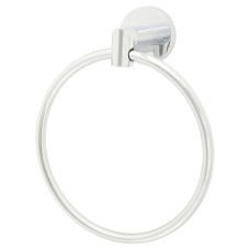 Hampstead Knurled Towel Ring - 180 x 65 x 57mm - Polished Stainless Steel