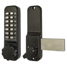 Borg BL2605 External Marine Grade Easicode Pro Deadbolt Push Button Code Lock - Black