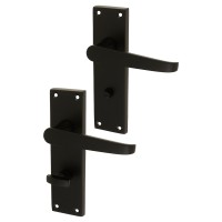 Exel Matt Black Budget Straight Bathroom...