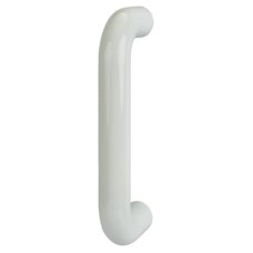 Hoppe AR602/220 Nylon D-Bar Door Pull Handle - Bolt Fix - 220mm c/c - Diamond White