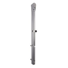Locinox Keydrop Quick Fix Lockable Drop Down Gate Bolt - 576mm Length - Silver