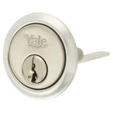 Yale 1109 Replacement Rim Cylinder - Satin Chrome - Keyed to Differ