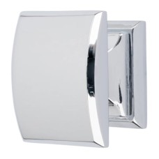 Hampstead Egar Rectangular Cabinet Knob - 32 x 26mm - Polished Chrome 