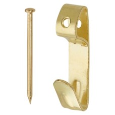 Light Duty Picture Hook - Single – 5 x 24mm - Florentine Bronze - Pack of 50