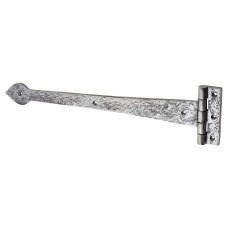 Olde Forge Tudor Plain Door Tee Hinge - 430 x 101mm - Polished Iron - Pair