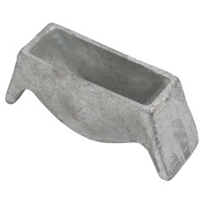 Monkey Tail 16mm Gate Bolt Socket - Easy Clean - 91mm Length - Cast Iron