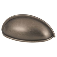 Exel Millard Cabinet Cup Handle - 76mm Centres - Antique Pewter