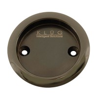 FVG Round Screw Fixed Flush Handle - 63m...