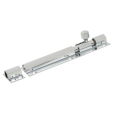 Budget Straight Barrel Bolt - 150 x 38mm - Polished Chrome