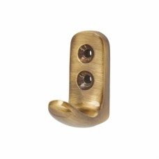 Exel Heavy Duty Single Coat Hook - 45 x 43mm - Antique Brass