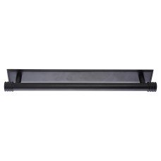 Frelan Hoxton Sturt Cabinet Handle on Rushton Backplate - 224mm Centres - Matt Black