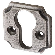 Olde Forge Escutcheon - 40mm Diameter - Euro - Polished Iron