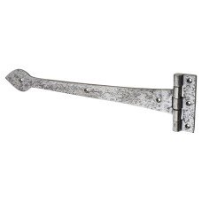 Olde Forge Tudor Plain Door Tee Hinge - 410 x 105mm - Polished Iron - Pair