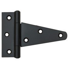 Heavy Duty Gate/Door Tee Hinge - 100 x 90mm - Black Powder Coated - Pair