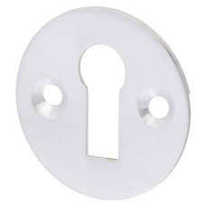 Hampstead Victorian Escutcheon - 32mm Diameter - Keyhole - Satin Chrome Hampstead Victorian Escutcheon - 32mm Diameter - Keyhole - Satin Chrome