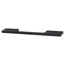 Exel 8mm Slim D-Bar Cabinet Pull Handle - 224mm Centres - Matt Black