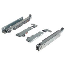 Blum TIP-ON Push to Open BLUMOTION Soft Close Drawer Runner - Double Extension - 400mm Length - 20kg