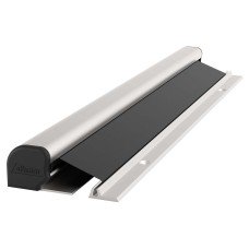 Strand FP800 Waterproof Roller Finger Guard With Anthracite Grey Fabric - 1925mm - Satin Aluminium 