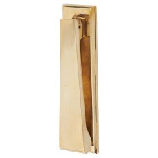 Heritage Brass by M Marcus Slim Door Knocker - 165 x 40mm - Unlacquered Brass