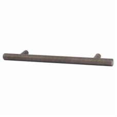 Exel 12mm T-Bar Cabinet Pull Handle - 160mm Centres - Brushed Pewter Effect