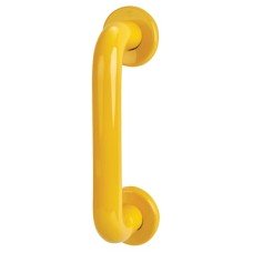 Hoppe AR602/300 Nylon D-Bar Door Pull Handle on Rose - Screw Fix - 300mm c/c - Golden Yellow Hoppe AR602/300 Nylon D-Bar Door Pull Handle on Rose - Screw Fix - 300mm c/c - Golden Yellow