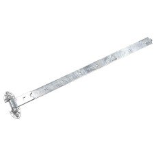Heavy Duty Reversible Hook & Band Gate Hinge - 920 x 64mm - Galvanised - Pair