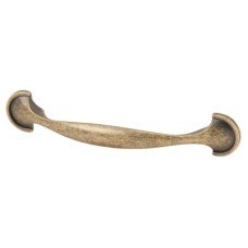 Exel Raven 22mm D-Bar Cabinet Pull Handle - 78mm Centres - Antique Brass