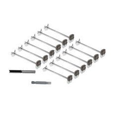 Zipbolt QT10 700 Worktop Bolt Connector x 12, Router Cutter and Driver Bit Set