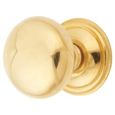 From The Anvil Mushroom Round Cabinet Knob - 38mm Diameter - Polished Brass From The Anvil Mushroom Round Cabinet Knob - 38mm Diameter - Polished Brass