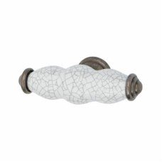 Hampstead 24mm Porcelain Crackle Glaze Shutter T-Bar Cabinet Knob - 76 x 24mm - Pewter Effect Hampstead 24mm Porcelain Crackle Glaze Shutter T-Bar Cabinet Knob - 76 x 24mm - Pewter Effect