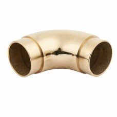 51mm Solid Brass 90° Bar Rail Elbow - Polished
