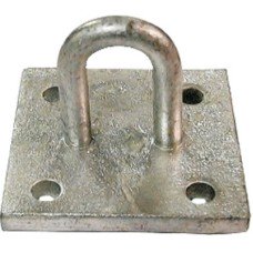 Staple on Plate - 6mm Link - Galvanised