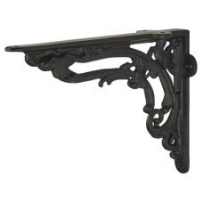 Olde Forge Nouveau Shelf Bracket - 210 x 160mm - Black Olde Forge Nouveau Shelf Bracket - 210 x 160mm - Black