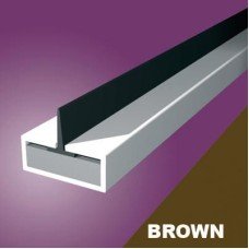 Pyroplex Single Centre Flipper Intumescent Strip - FD30 - 10 x 4 x 2100mm - Brown - Pack of 10 Pyroplex Single Centre Flipper Intumescent Strip - FD30 - 10 x 4 x 2100mm - Brown - Pack of 10