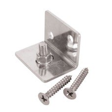 FVG Straight Sliding Door Gear Face Fix Brackets - 100kg Max Door Weight - Pack of 10