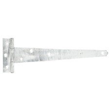 Medium Duty Gate/Door Tee Hinge - 250 x 90mm - Galvanised - Pair