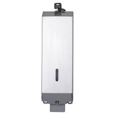 Metlex Kepler Wall Mounted Soap Dispenser - 100 x 112 x 320mm - Brushed Stainless Steel 