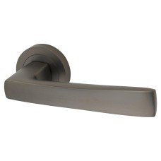 Exel Anthracite Grey Door Handles on Round Rose - Ivy Range 